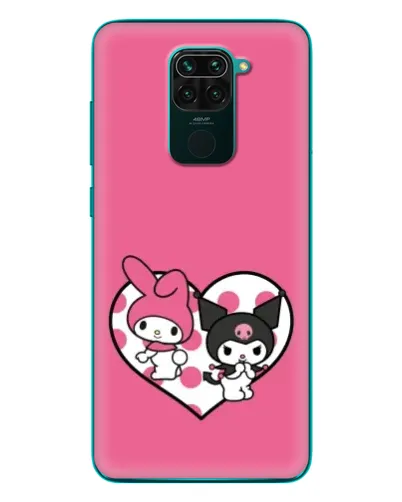 Чехол для Xiaomi Redmi 10X с картинкой «Kuromi и My Melody»
