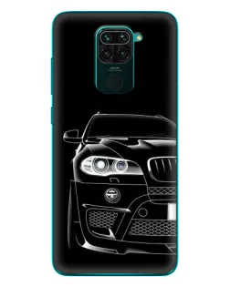 Чехол для Xiaomi Redmi 10X с картинкой «Темный силуэт BMW»
