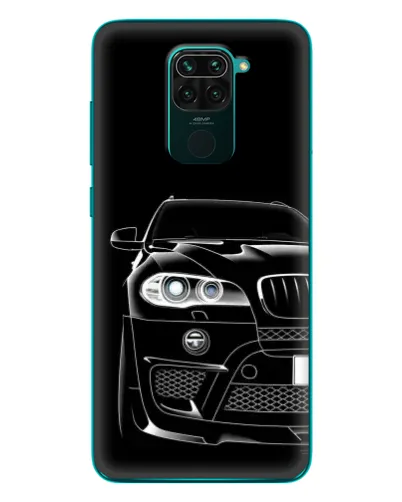 Чехол для Xiaomi Redmi 10X с картинкой «Темный силуэт BMW» Чехол для Xiaomi Redmi 10X с картинкой «Темный силуэт BMW»