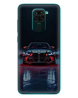 Чехол для Xiaomi Redmi 10X с картинкой «BMW на мокрой дороге»