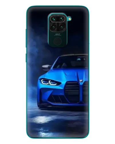 Чехол для Xiaomi Redmi 10X с картинкой «Голубая BMW M4» Чехол для Xiaomi Redmi 10X с картинкой «Голубая BMW M4»