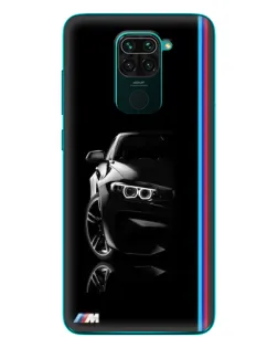 Чехол для Xiaomi Redmi 10X с картинкой «Силуэт BMW в темноте»