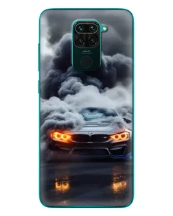 Чехол для Xiaomi Redmi 10X с картинкой «BMW в дыму»