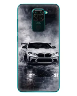 Чехол для Xiaomi Redmi 10X с картинкой «BMW сквозь туман»