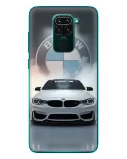 Чохол для Xiaomi Redmi 10X з картинкою «BMW в білому диму»