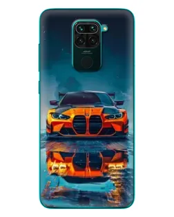Чохол для Xiaomi Redmi 10X з картинкою «BMW — золота емблема»
