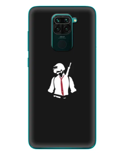 Чехол для Xiaomi Redmi 10X с картинкой «PUBG — силуэт воина» Чехол для Xiaomi Redmi 10X с картинкой «PUBG — силуэт воина»