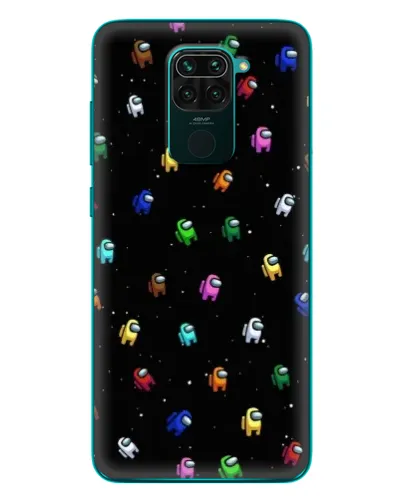 Чехол для Xiaomi Redmi 10X с картинкой «Экипаж Among Us»