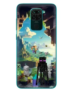 Чохол для Xiaomi Redmi 10X з картинкою «Ендермен у лісі»