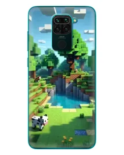 Чохол для Xiaomi Redmi 10X з картинкою «Minecraft літній день»