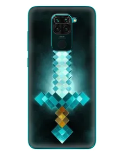 Чохол для Xiaomi Redmi 10X з картинкою «Алмазний меч неон»