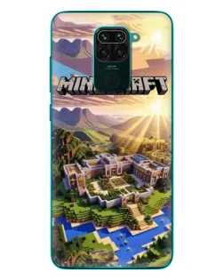 Чохол для Xiaomi Redmi 10X з картинкою «Minecraft панорама»