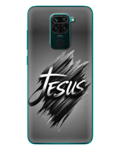 Чехол для Xiaomi Redmi 10X с картинкой «Надпись Jesus Graffiti»