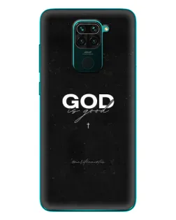 Чехол для Xiaomi Redmi 10X с картинкой «GOD — Бог над всем»