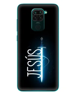 Чехол для Xiaomi Redmi 10X с картинкой «Меч Духа Jesus»