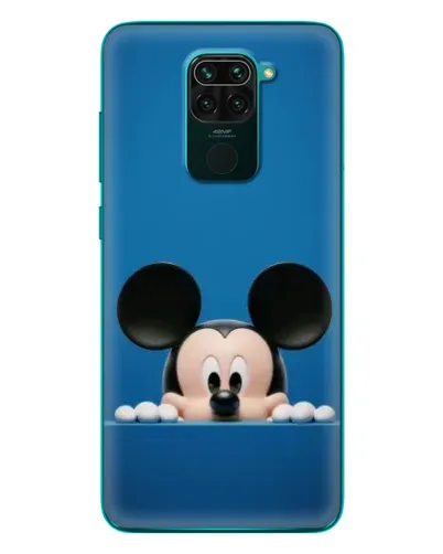 Чехол для Xiaomi Redmi 10X с картинкой «Микки выглядывает» Чехол для Xiaomi Redmi 10X с картинкой «Микки выглядывает»