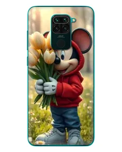 Чехол для Xiaomi Redmi 10X с картинкой «Микки с тюльпанами» Чехол для Xiaomi Redmi 10X с картинкой «Микки с тюльпанами»