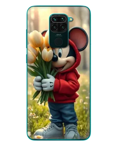 Чехол для Xiaomi Redmi 10X с картинкой «Микки с тюльпанами» Чехол для Xiaomi Redmi 10X с картинкой «Микки с тюльпанами»