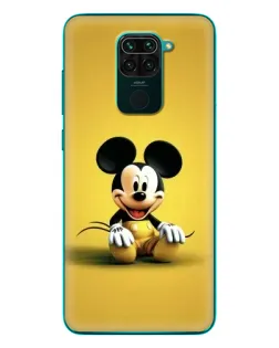 Чехол для Xiaomi Redmi 10X с картинкой «Микки на желтом»