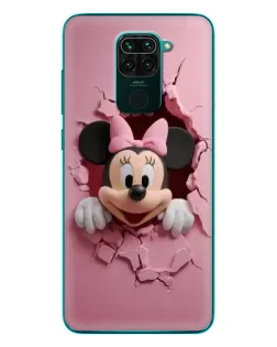 Чехол для Xiaomi Redmi 10X с картинкой «Минни сквозь стену»