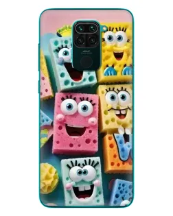 Чехол для Xiaomi Redmi 10X с картинкой «Цветные губки»