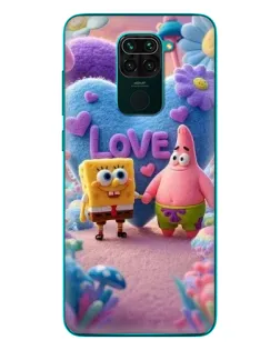 Чехол для Xiaomi Redmi 10X с картинкой «Губка Боб Патрик»
