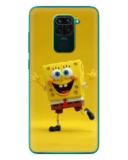 Чехол для Xiaomi Redmi 10X с картинкой «Позитивный Губка Боб»