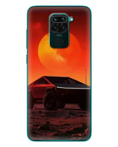 Чехол для Xiaomi Redmi 10X с картинкой «Cybertruck на Марсе»