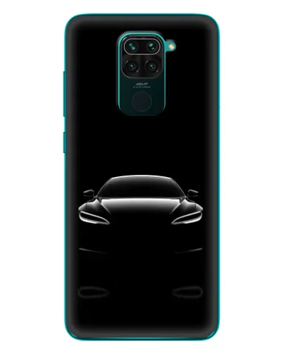 Чехол для Xiaomi Redmi 10X с картинкой «Силуэт Tesla Night»