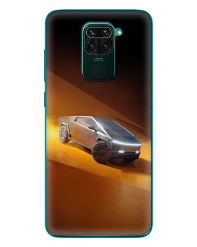 Чехол для Xiaomi Redmi 10X с картинкой «Cybertruck в пустыне»