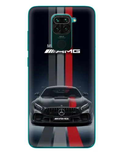 Чехол для Xiaomi Redmi 10X с картинкой «Mercedes — белый карбон»