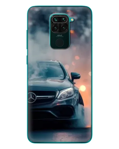 Чехол для Xiaomi Redmi 10X с картинкой «Mercedes — ночной город»