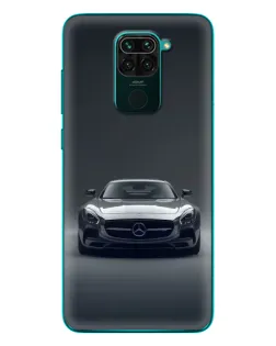 Чехол для Xiaomi Redmi 10X с картинкой «Mercedes на черном»