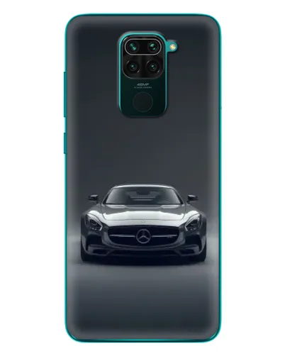 Чехол для Xiaomi Redmi 10X с картинкой «Mercedes на черном»
