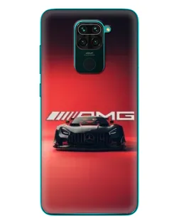 Чехол для Xiaomi Redmi 10X с картинкой «Mercedes AMG — красная линия»
