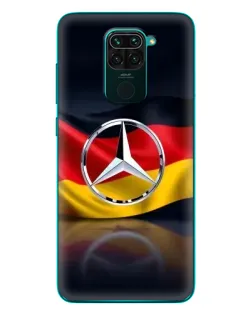 Чехол для Xiaomi Redmi 10X с картинкой «Mercedes — флаг Германии»