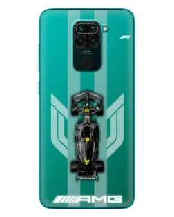 Чехол для Xiaomi Redmi 10X с картинкой «Mercedes AMG Petronas»