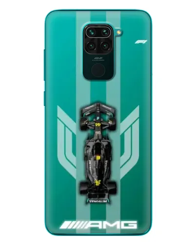 Чехол для Xiaomi Redmi 10X с картинкой «Mercedes AMG Petronas»