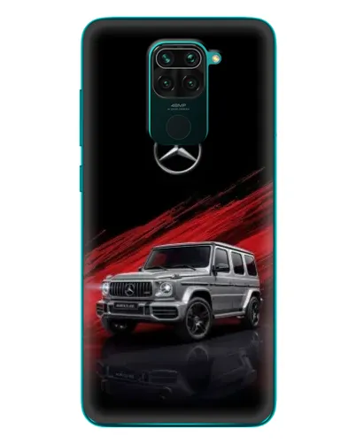 Чехол для Xiaomi Redmi 10X с картинкой «Mercedes G-Class красный»
