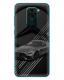 Чехол для Xiaomi Redmi 10X с картинкой «Mercedes AMG — графика»