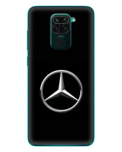 Чехол для Xiaomi Redmi 10X с картинкой «Mercedes классический лого»