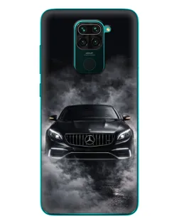Чехол для Xiaomi Redmi 10X с картинкой «Mercedes в дыму»