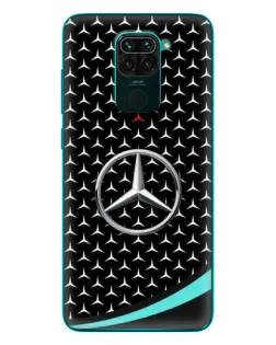 Чехол для Xiaomi Redmi 10X с картинкой «Mercedes — бирюзовый акцент»