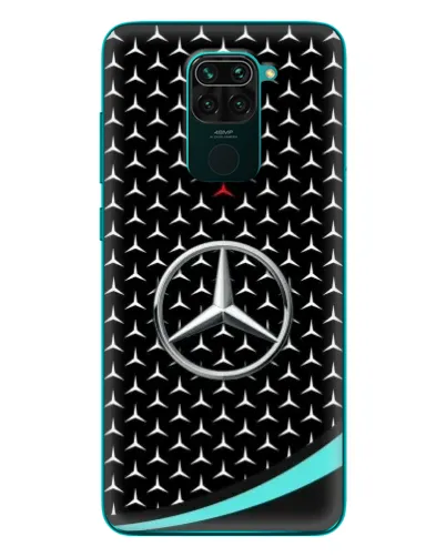 Чехол для Xiaomi Redmi 10X с картинкой «Mercedes — бирюзовый акцент»