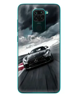 Чехол для Xiaomi Redmi 10X с картинкой «Гоночный Mercedes AMG»