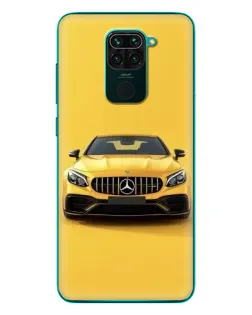 Чехол для Xiaomi Redmi 10X с картинкой «Желтый Mercedes GT»