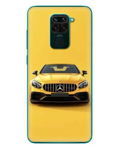 Чехол для Xiaomi Redmi 10X с картинкой «Желтый Mercedes GT»
