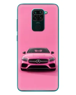 Чехол для Xiaomi Redmi 10X с картинкой «Розовый Mercedes AMG»