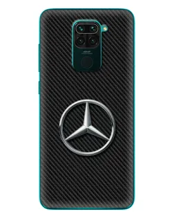 Чехол для Xiaomi Redmi 10X с картинкой «Карбоновый Mercedes стиль»
