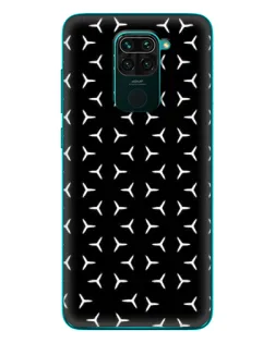 Чехол для Xiaomi Redmi 10X с картинкой «Mercedes паттерн звезд»